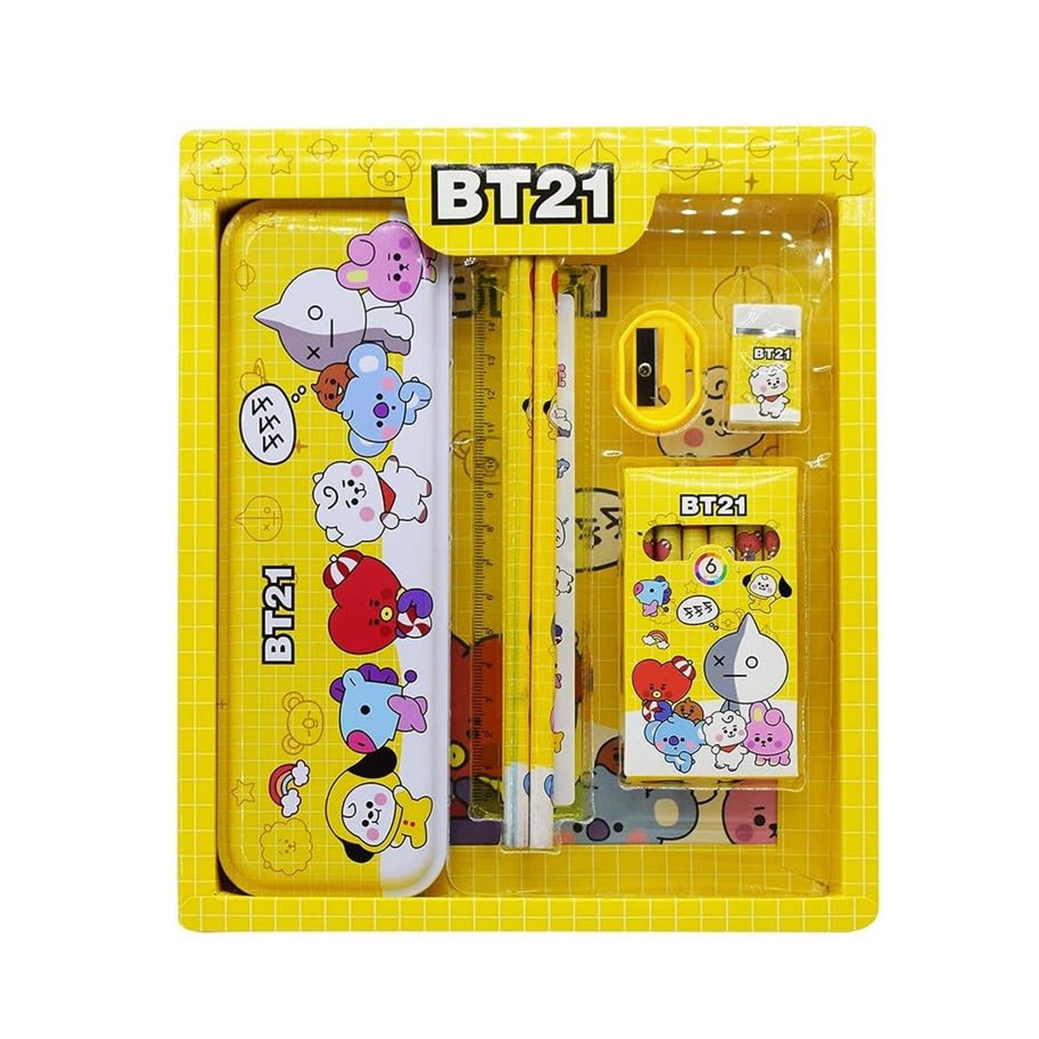 3294 Stationery Kit for Kids - Stationery Set, Includes Metal Pencil Box, Sharpener, Pencil and Eraser Set, School Supply Set, Birthday Return Gift for Kids, Boys, Girls (12 pc Set) 3294 Stationery Kit for Kids - Stationery Set, Includes Metal Pencil Box, Sharpener, Pencil and Eraser Set, School Supply Set, Birthday Return Gift for Kids, Boys, Girls (12 pc Set)